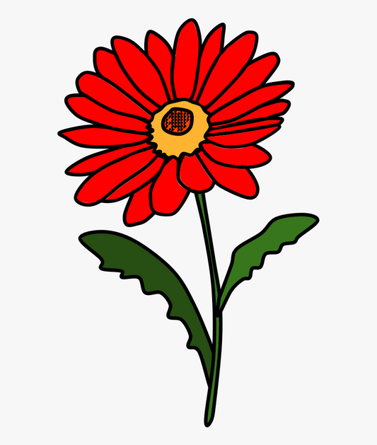 Hoy haréis todos una flor como ésta